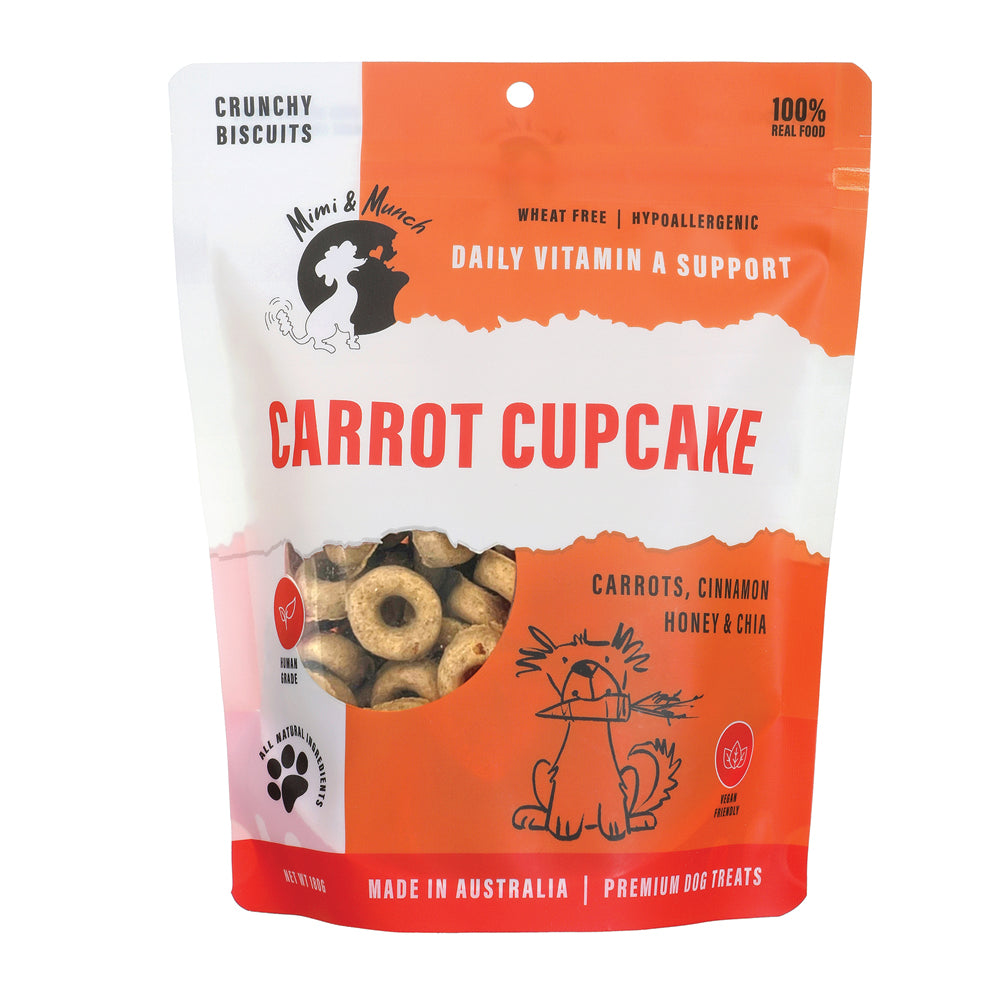 Carrot Cupcake Biscuits - Mimi & Munch AU - Baked Treats