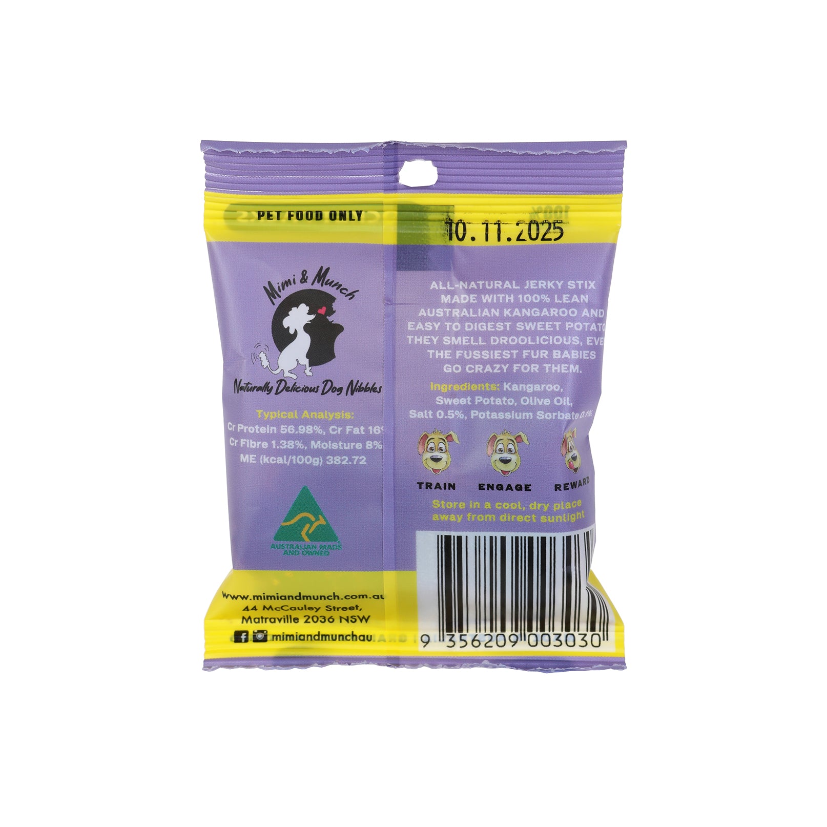 Snax Stix Pocket Packs (5 Mini Packs) Natural Dog Treats - Mimi & Munch AU - Pet Snack