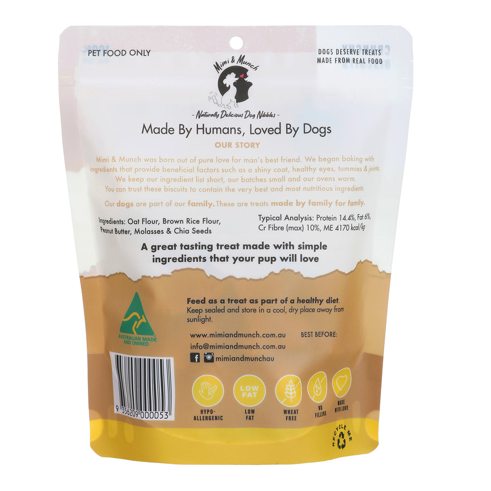 Peanut Butter Dipper Natural Dog Treats - Mimi & Munch AU - Baked Treats