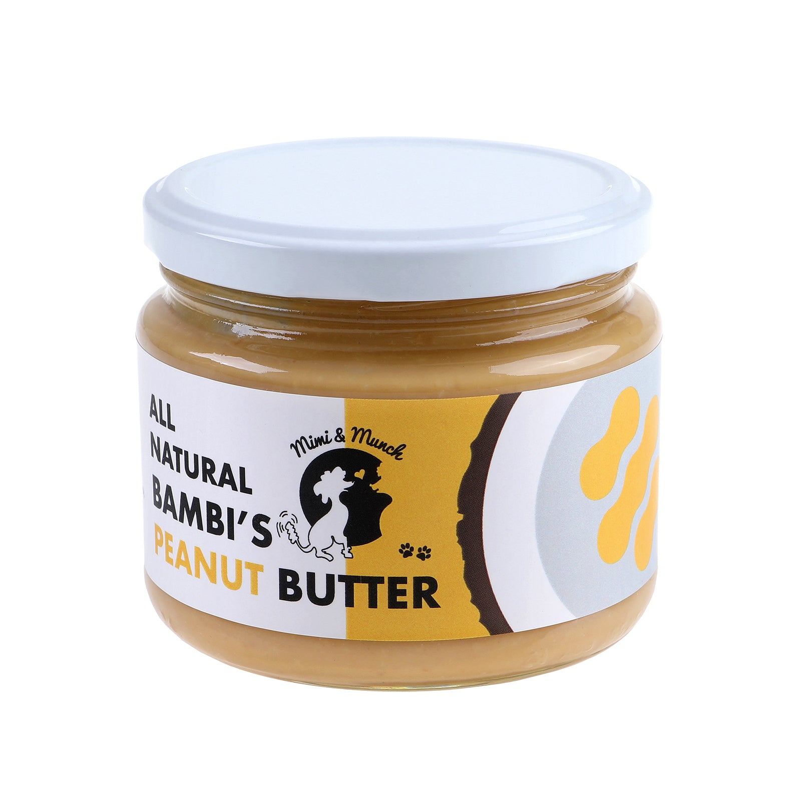 Bambi's Butter Natural Dog Peanut Butter - Mimi & Munch AU - Pooch Peanut Butter