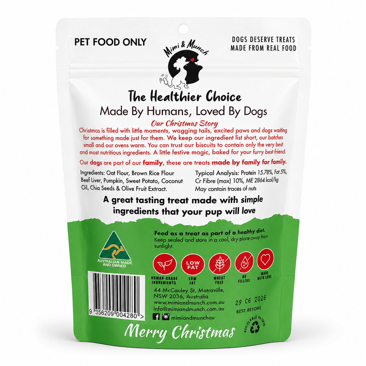 Christmas Lunch Natural Dog Treats