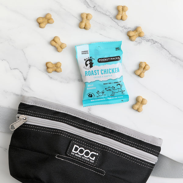 Roast Chicken Pocket Packs (5 Mini Packs) | Natural Dog Treats