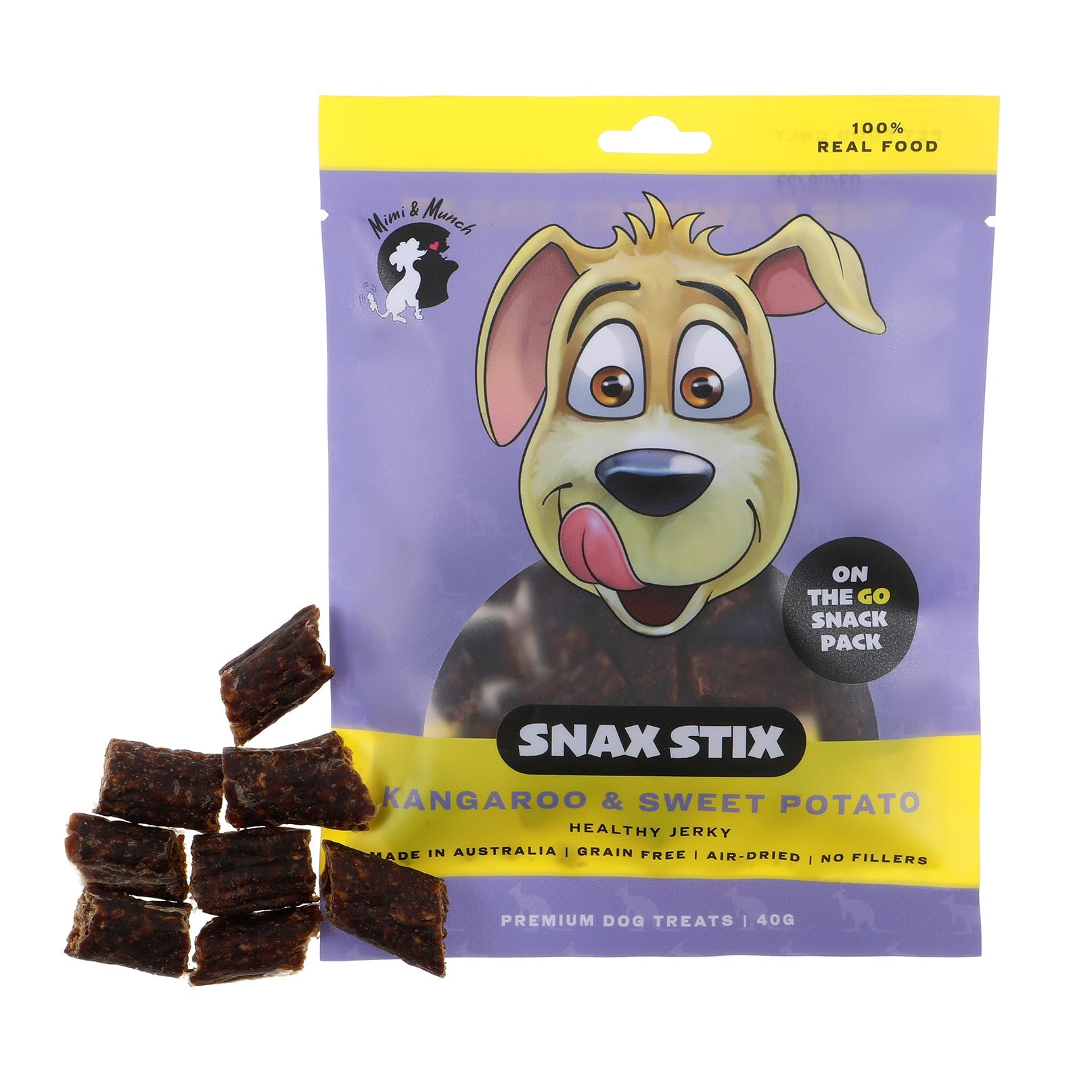 Snax Stix Kangaroo & Sweet Potato Bundle x 3 bags - Mimi & Munch AU -